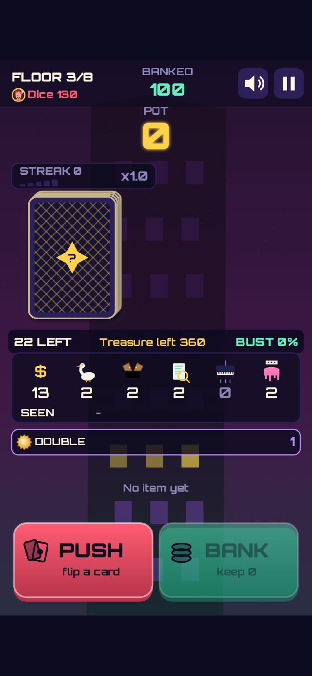 Double or Quits Devlog: Making Push-or-Bank a Real Decision